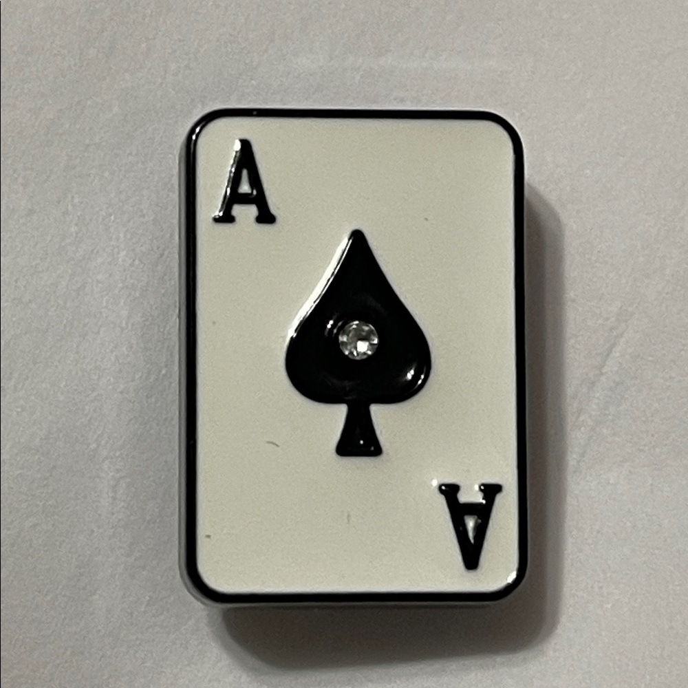 ✨CROCS “Ace Of Spades Card” ♠️ (NO LONGER AVAILABLE) Jibbitz✨